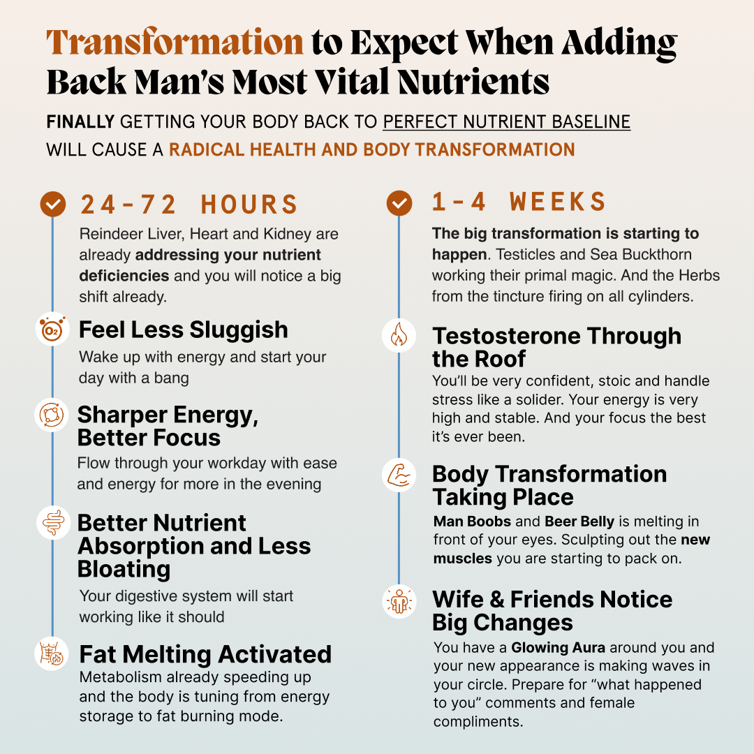 Primal Reindeer Testosterone Support