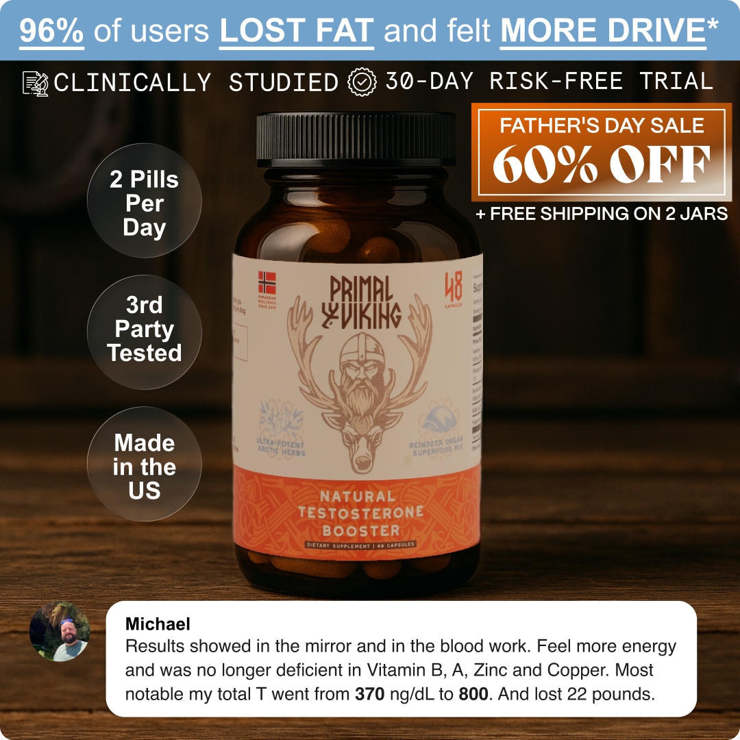 Primal Reindeer Testosterone Support