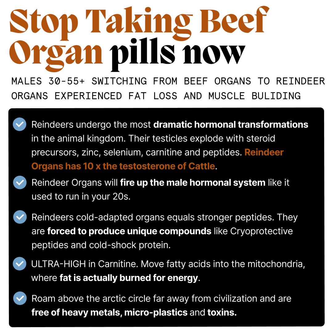 Primal Reindeer Testosterone Support