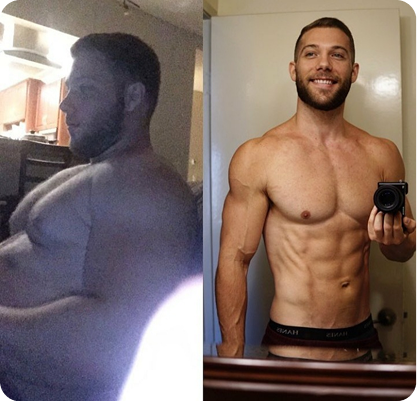 Before and after transformation