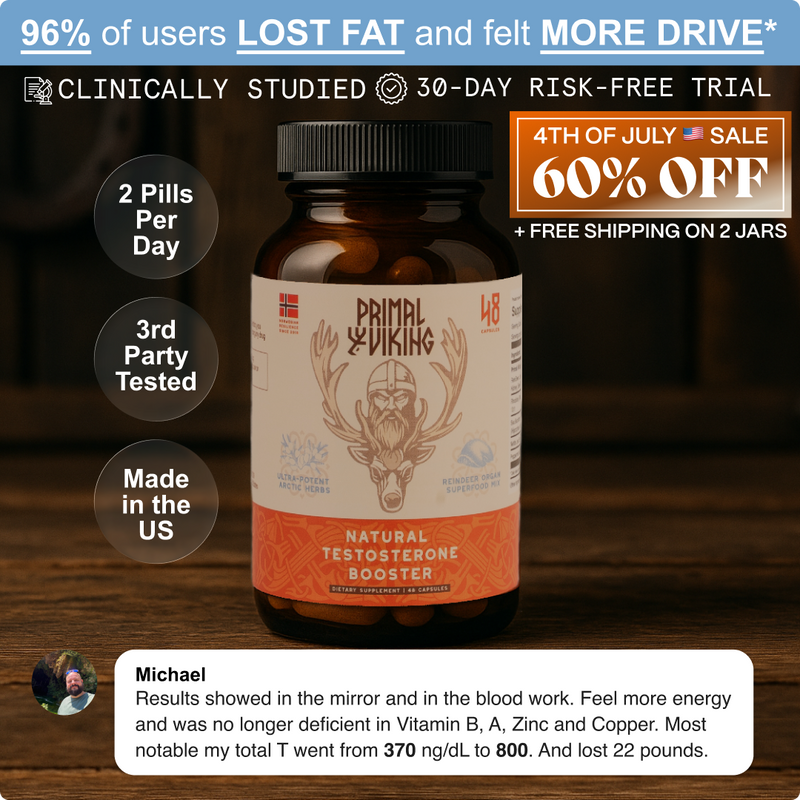 Primal Reindeer Testosterone Support - Image 1