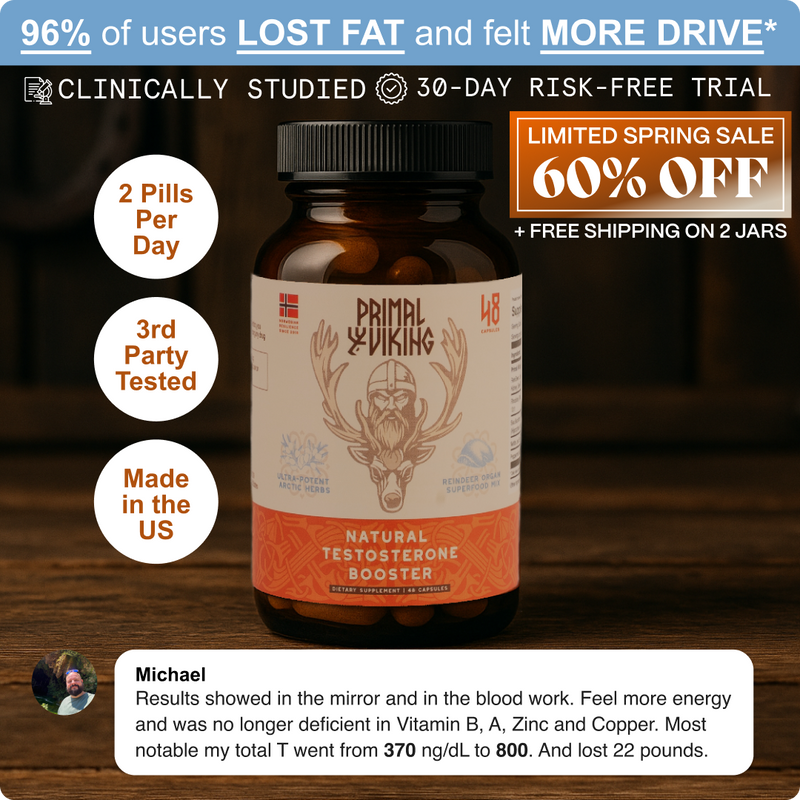 Primal Reindeer Testosterone Support - Image 1