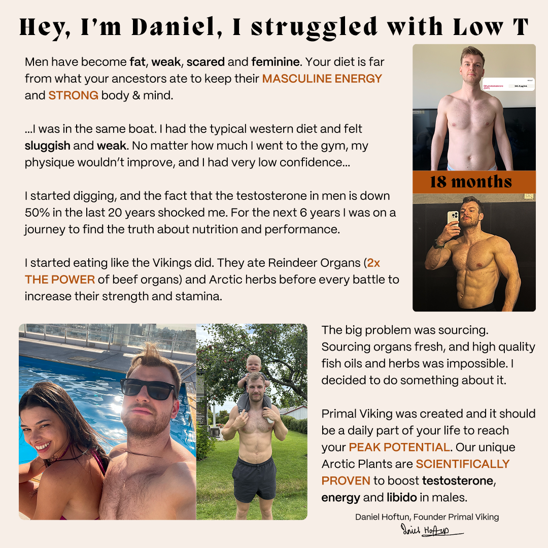 Primal Reindeer Testosterone Support