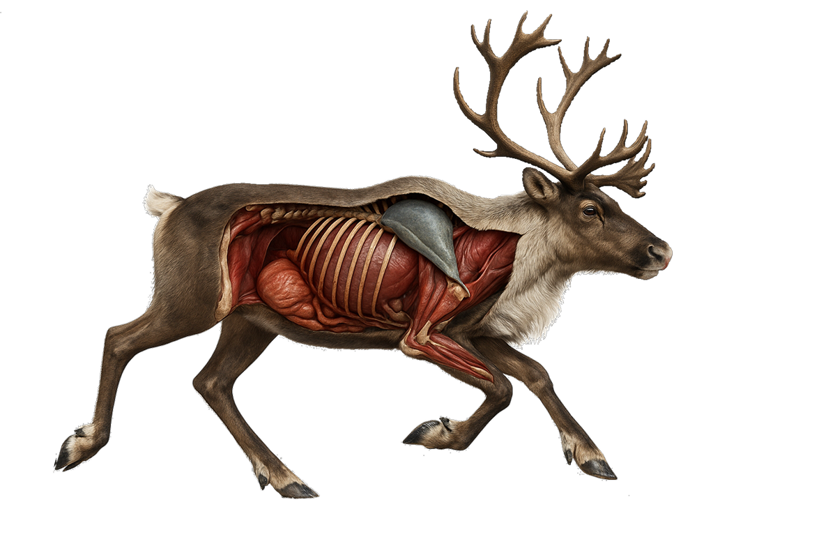 Reindeer infographic